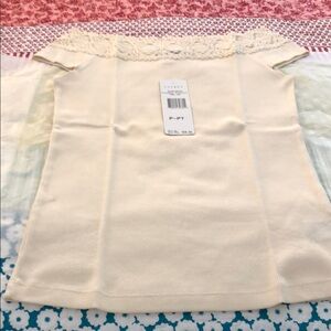 Lauren Ralph Lauren Cream Lace Top